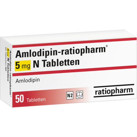Amlodipin-ratiopharm® 5&nbsp;mg N Tabletten