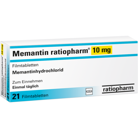 Memantin ratiopharm 10&nbsp;mg Filmtabletten