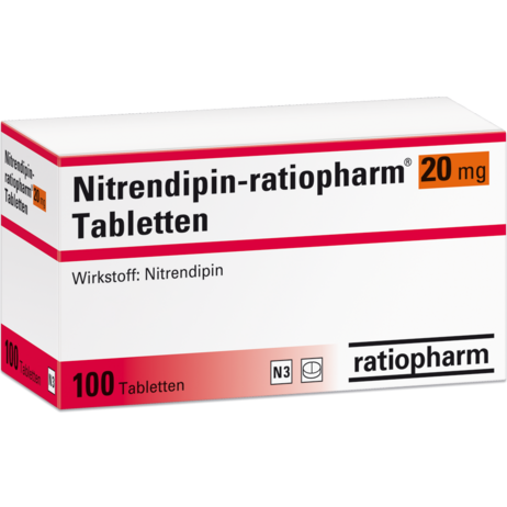 Nitrendipin-ratiopharm® 20&nbsp;mg Tabletten