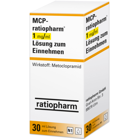 MCP-ratiopharm® 1&nbsp;mg/ml Lösung zum Einnehmen