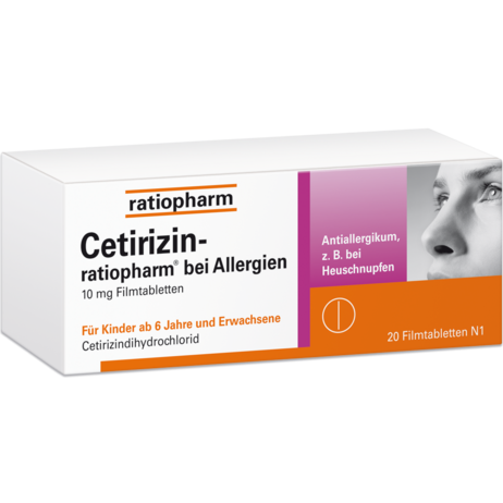 Cetirizin-ratiopharm® bei Allergien