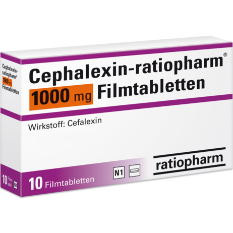 Cephalexin-ratiopharm® 1000&nbsp;mg Filmtabletten