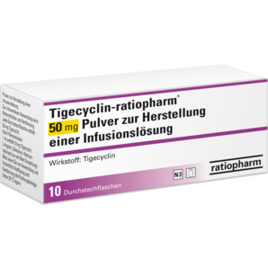 Tigecyclin-ratiopharm® 50 mg Pulver zur Herstellung einer Infusionslösung