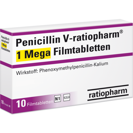 Penicillin V-ratiopharm® 1&nbsp;Mega Filmtabletten