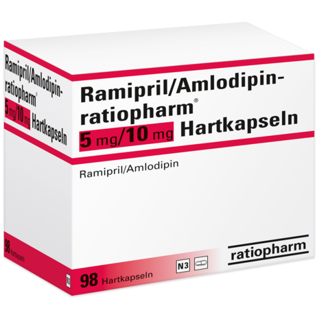 Ramipril/Amlodipin-ratiopharm® 5&nbsp;mg/10&nbsp;mg Hartkapseln