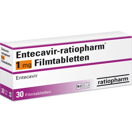 Entecavir-ratiopharm® 1&nbsp;mg Filmtabletten
