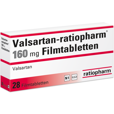 Valsartan-ratiopharm® 160&nbsp;mg Filmtabletten