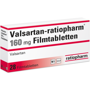Valsartan-ratiopharm® 160 mg Filmtabletten