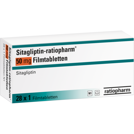 Sitagliptin-ratiopharm® 50&nbsp;mg Filmtabletten