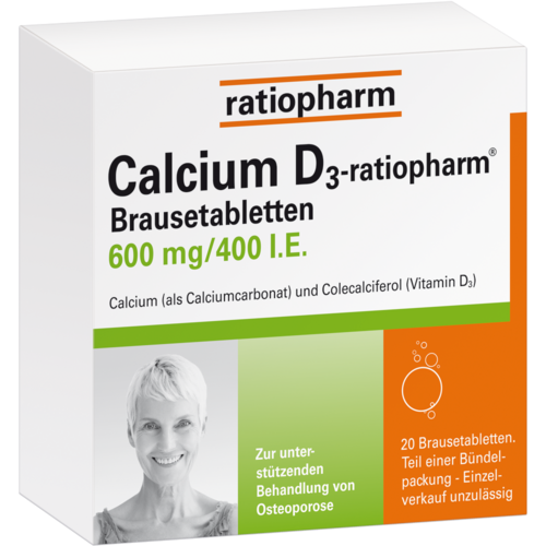 Calcium D3-ratiopharm® Brausetabletten