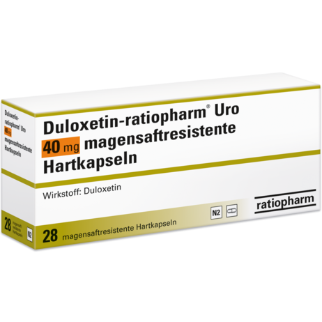 Duloxetin-ratiopharm® Uro 40&nbsp;mg magensaftresistente Hartkapseln