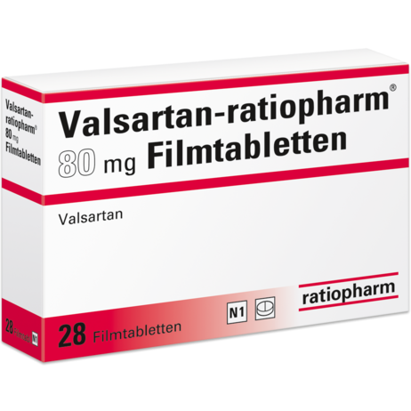 Valsartan-ratiopharm® 80&nbsp;mg Filmtabletten