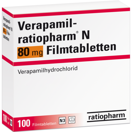Verapamil-ratiopharm® N 80&nbsp;mg Filmtabletten