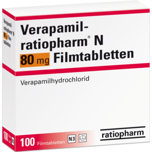 Verapamil-ratiopharm® N 80 mg Filmtabletten
