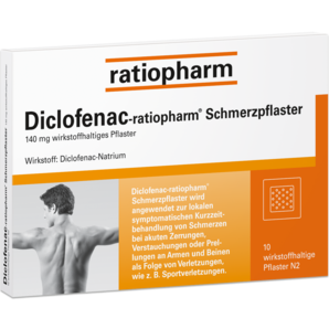 Diclofenac-ratiopharm® Schmerzpflaster