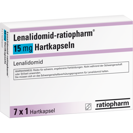 Lenalidomid-ratiopharm® 15&nbsp;mg Hartkapseln
