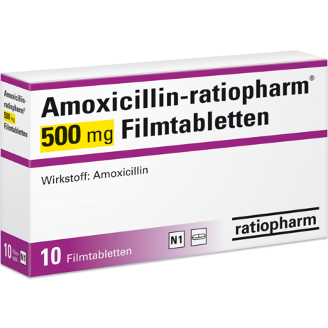 Amoxicillin-ratiopharm® 500&nbsp;mg Filmtabletten