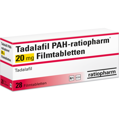 Tadalafil PAH-ratiopharm® 20&nbsp;mg Filmtabletten
