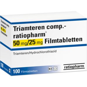 Triamteren comp.-ratiopharm® 50 mg/25 mg Filmtabletten