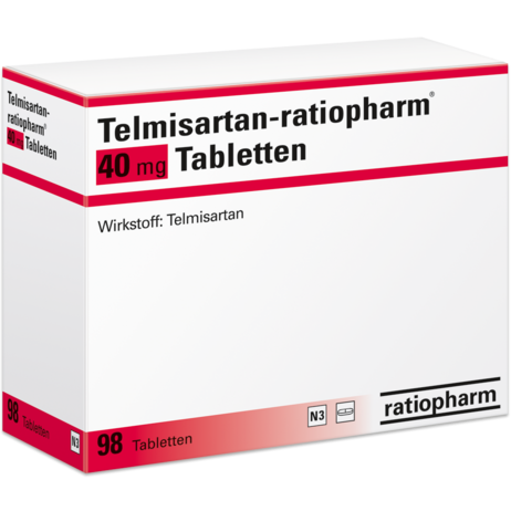 Telmisartan-ratiopharm® 40&nbsp;mg Tabletten