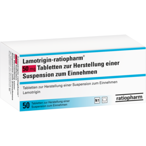 Lamotrigin-ratiopharm® 50 mg Tabletten zur Herstellung einer Suspension zum Einnehmen