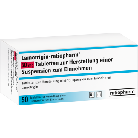 Lamotrigin-ratiopharm® 50&nbsp;mg Tabletten zur Herstellung einer Suspension zum Einnehmen