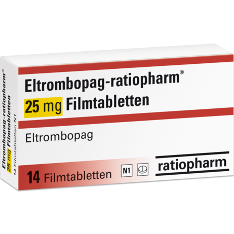 Eltrombopag-ratiopharm® 25&nbsp;mg Filmtabletten