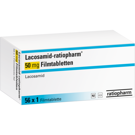 Lacosamid-ratiopharm® 50&nbsp;mg Filmtabletten