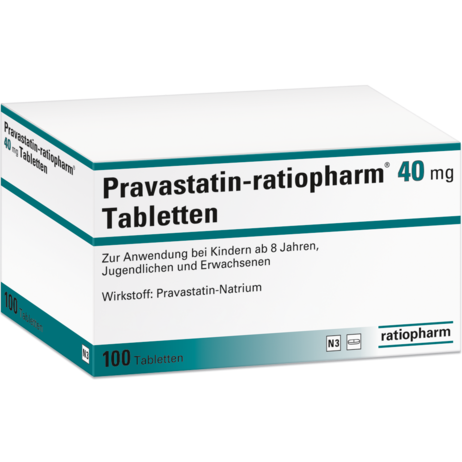 Pravastatin-ratiopharm® 40&nbsp;mg Tabletten