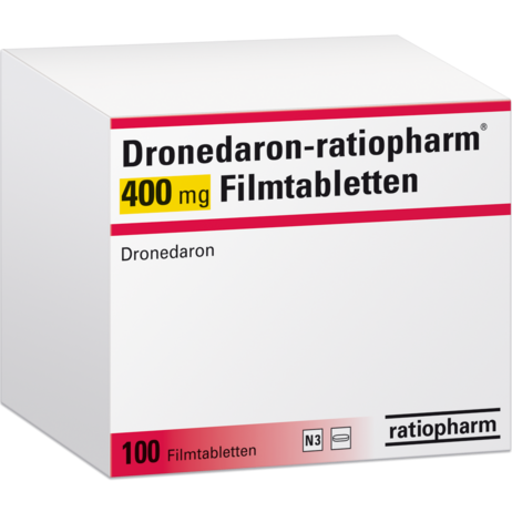 Dronedaron-ratiopharm® 400&nbsp;mg Filmtabletten