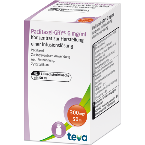 Paclitaxel-GRY® 6&nbsp;mg/ml Konzentrat zur Herstellung einer Infusionslösung