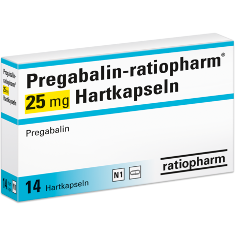 Pregabalin-ratiopharm® 25&nbsp;mg Hartkapseln