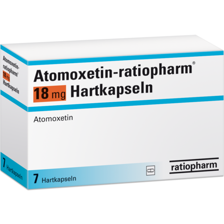Atomoxetin-ratiopharm® 18&nbsp;mg Hartkapseln