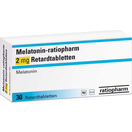 Melatonin-ratiopharm 2&nbsp;mg Retardtabletten