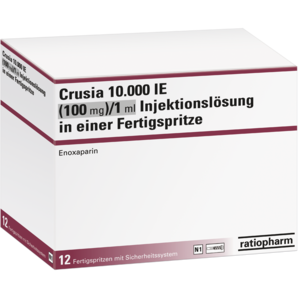 Crusia 10.000 IE (100 mg)/1 ml Injektionslösung in einer Fertigspritze