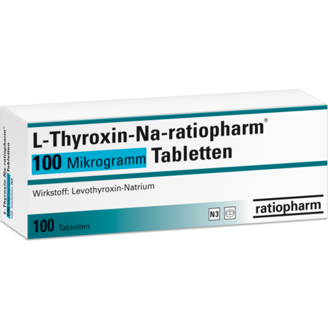 L-Thyroxin-Na-ratiopharm® 100&nbsp;Mikrogramm Tabletten