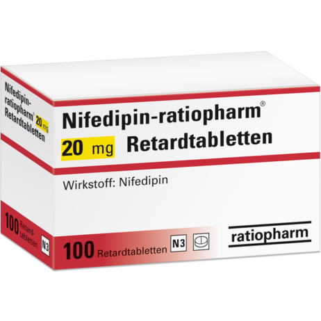 Nifedipin-ratiopharm® 20&nbsp;mg Retardtabletten