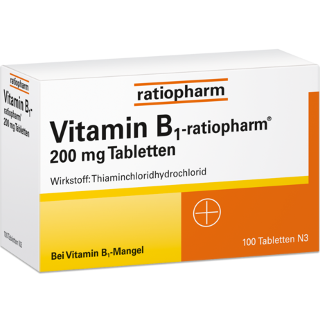 Vitamin B1-ratiopharm® 200&nbsp;mg Tabletten