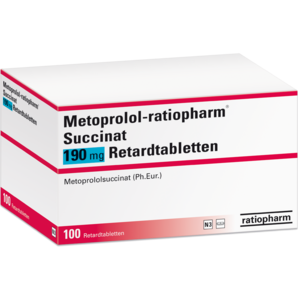 Metoprolol-ratiopharm® Succinat 190 mg Retardtabletten