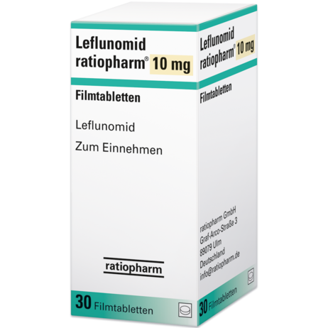 Leflunomid ratiopharm® 10&nbsp;mg Filmtabletten