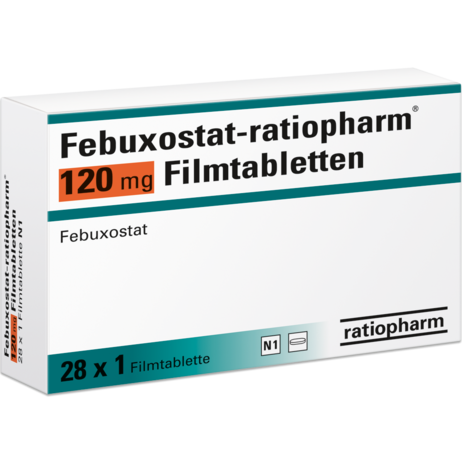 Febuxostat-ratiopharm® 120&nbsp;mg Filmtabletten