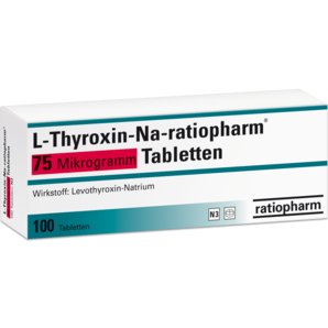 L-Thyroxin-Na-ratiopharm® 75 Mikrogramm Tabletten