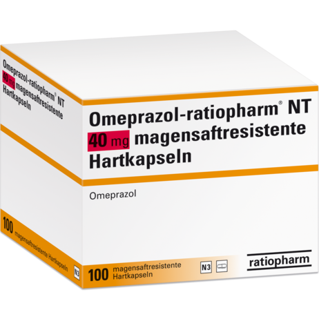 Omeprazol-ratiopharm® NT 40&nbsp;mg magensaftresistente Hartkapseln