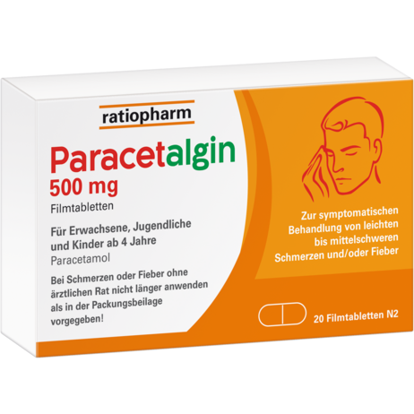 Paracetalgin 500&nbsp;mg Filmtabletten