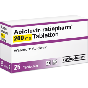 Aciclovir-ratiopharm® 200 mg Tabletten