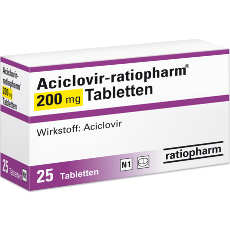 Aciclovir-ratiopharm® 200&nbsp;mg Tabletten