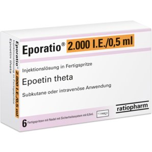 Eporatio® 2.000 I.E./0,5 ml Injektionslösung in Fertigspritze