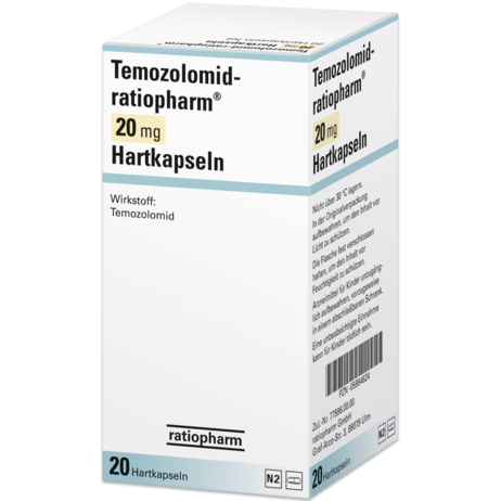 Temozolomid-ratiopharm® 20&nbsp;mg Hartkapseln