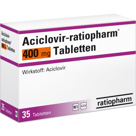 Aciclovir-ratiopharm® 400&nbsp;mg Tabletten