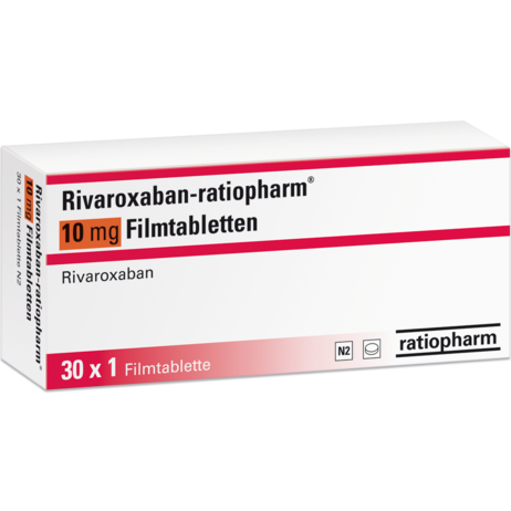 Rivaroxaban-ratiopharm® 10 mg Filmtabletten